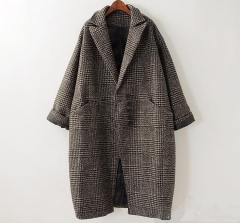 Chester coat long winter chester coat v-neck work chester coat ladie coat